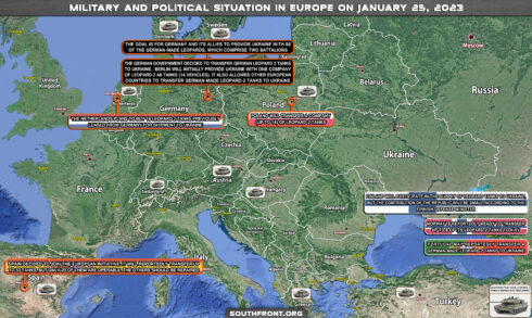 Germany Agreed To Send Leopard 2 Tanks To Ukraine (Map Update On January 25, 2023)