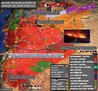 Military Situation In Syria On January 30, 2023 (Map Update)