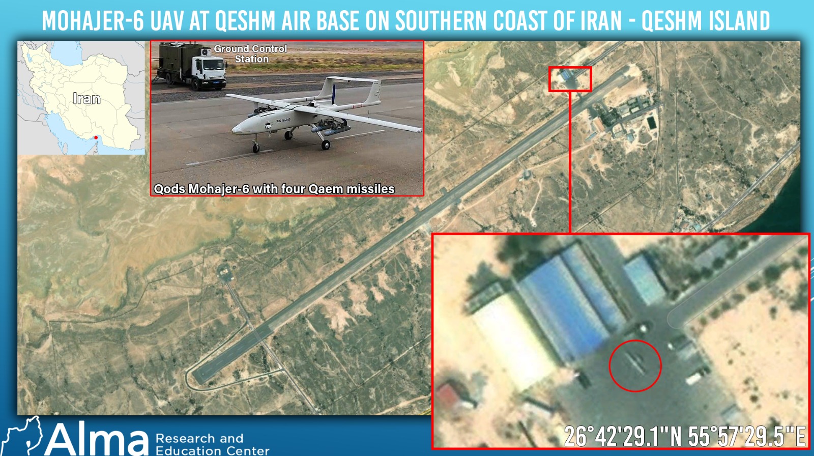 Satellite Images Show Iranian Combat Drones At Eastern Syria Airport