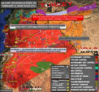 Military Situation In Syria On February 11, 2023 (Map Update)