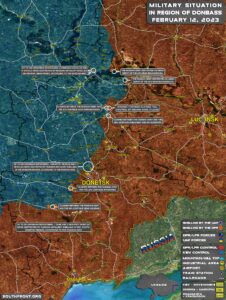 Military Situation In Donbass On February 12, 2023 (Map Update)