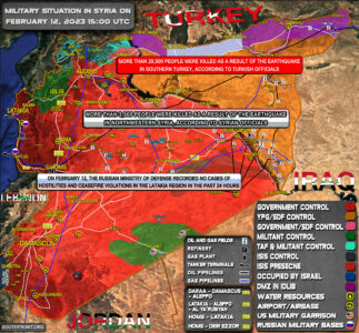 Military Situation In Syria On February 12, 2023 (Map Update)