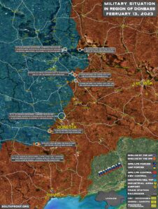 Military Situation In Donbass On February 13, 2023 (Map Update)