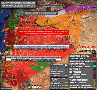 Military Situation In Syria On February 13, 2023 (Map Update)