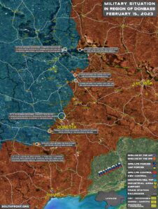 Military Situation In Donbass On February 15, 2023 (Map Update)