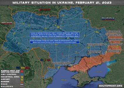 Military Situation In Ukraine On February 21, 2023 (Map Update)