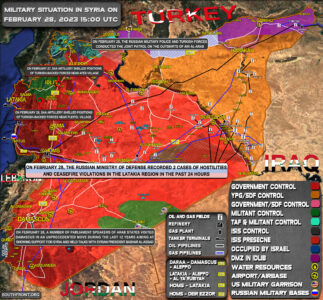 Military Situation In Syria On February 28, 2023 (Map Update)