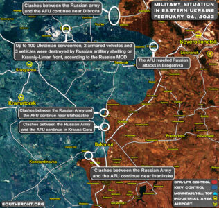 Military Situation In Bakhmut Region On February 6, 2023 (Map Update)