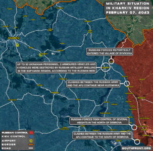 Military Situation In Kharkiv Region On February 7, 2023 (Map Update)