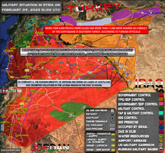 Military Situation In Syria On February 9, 2023 (Map Update)