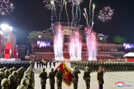 Night Military Parade In North Korea Showcased New Intercontinental Ballistic Missile