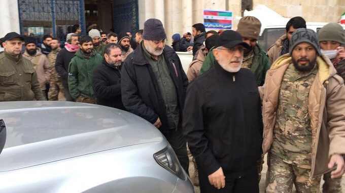 Iran’s Quds Force Commander Visits Quake-Hit Aleppo In Syria (Video)