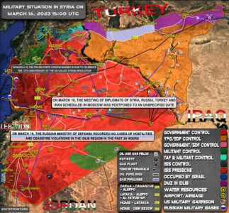 Military Situation In Syria On March 16, 2023 (Map Update)