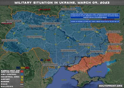 Military Situation In Ukraine On March 9, 2023 (Map Update)