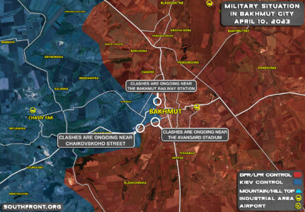 Military Situation In Bakhmut On April 10, 2023 (Map Update)