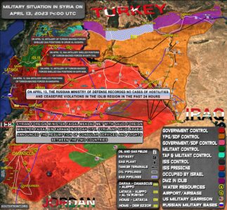 Military Situation In Syria On April 13, 2023 (Map Update)