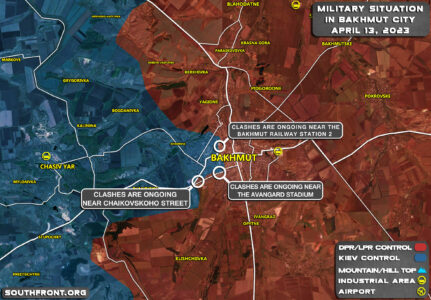 Military Situation In Bakhmut On April 13, 2023 (Map Update)