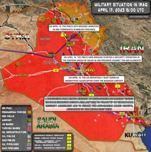 Military Situation In Iraq On April 17, 2023 (Map Update)