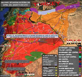 Military Situation In Syria On April 20, 2023 (Map Update)