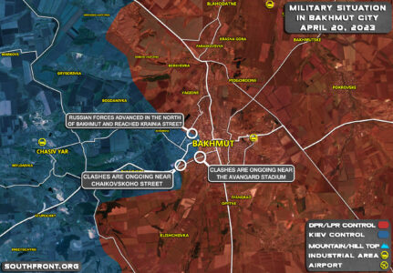 Military Situation In Bakhmut On April 20, 2023 (Map Update)