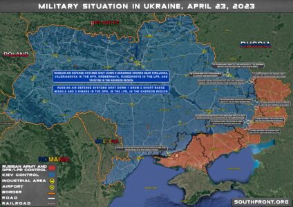 Military Situation In Ukraine On April 23, 2023 (Map Update)