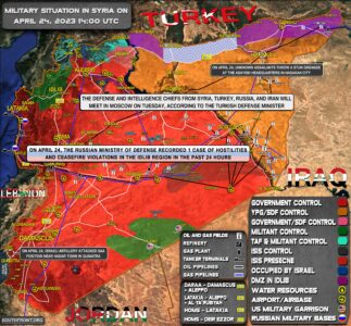 Military Situation In Syria On April 24, 2023 (Map Update)