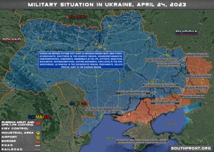 Military Situation In Ukraine On April 24, 2023 (Map Update)