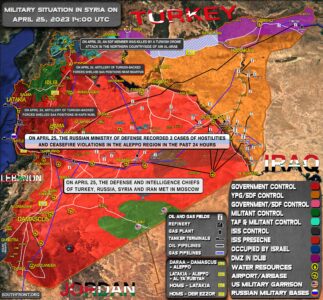 Military Situation In Syria On April 25, 2023 (Map Update)