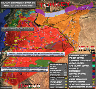 Military Situation In Syria On April 3, 2023 (Map Update)