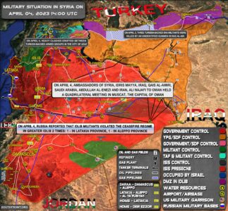 Military Situation In Syria On April 4, 2023 (Map Update)