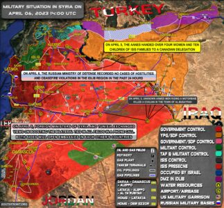 Military Situation In Syria On April 6, 2023 (Map Update)