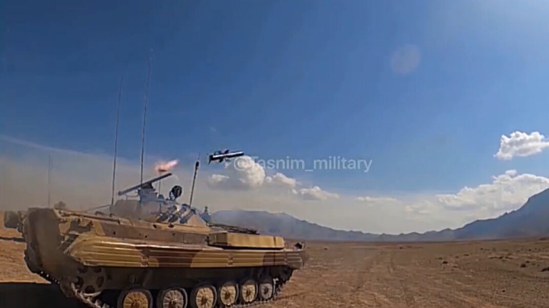 In Video: Iran’s Revolutionary Guard Tests New Top-Attack Anti-Tank Guided Missile