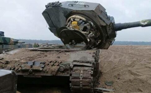 UPDATED: First German Leopard 2A4 Tank Destroyed By Ukrainian Soldiers