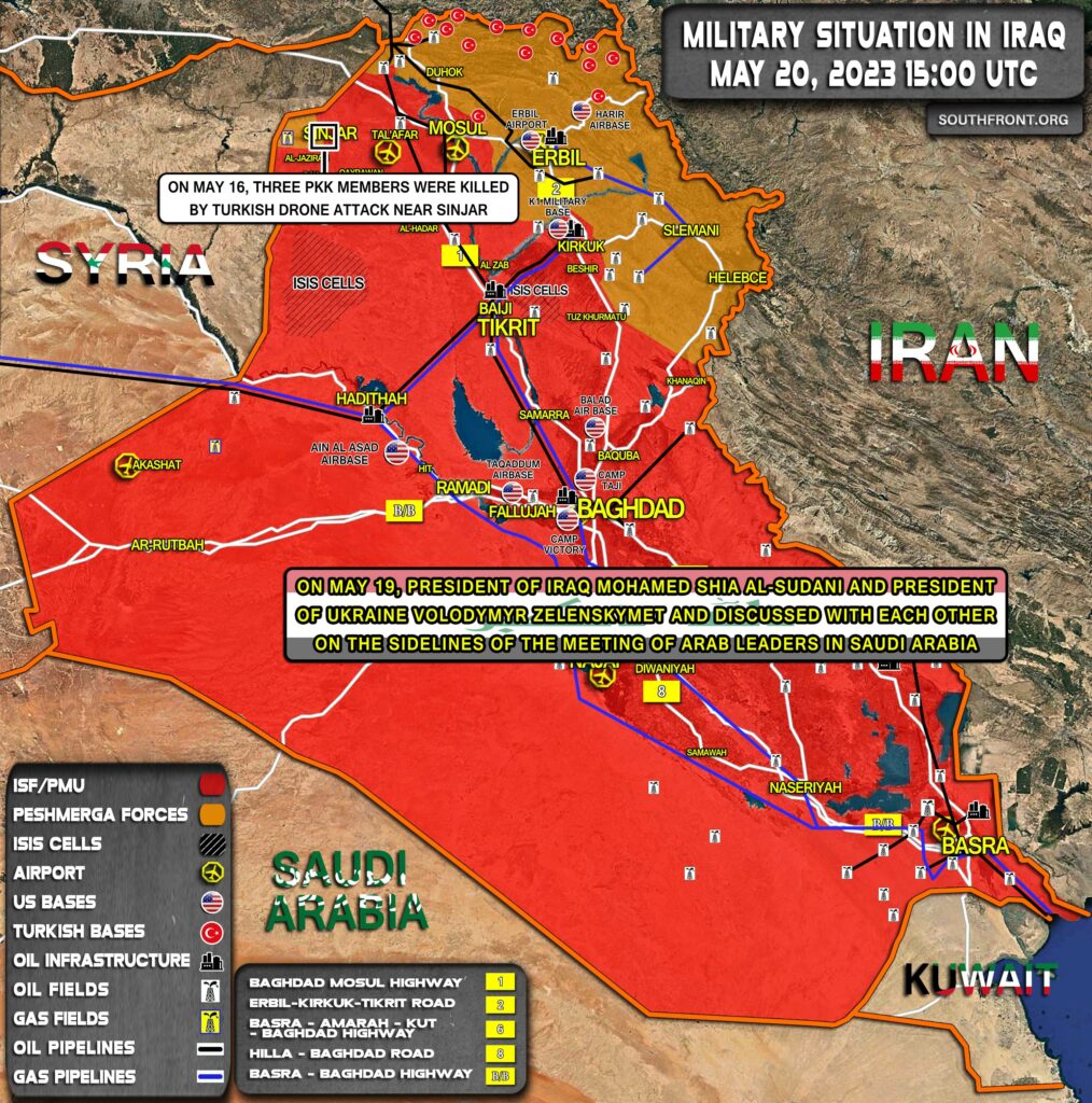 Military Situation In Iraq On May 20, 2023 (Map Update)