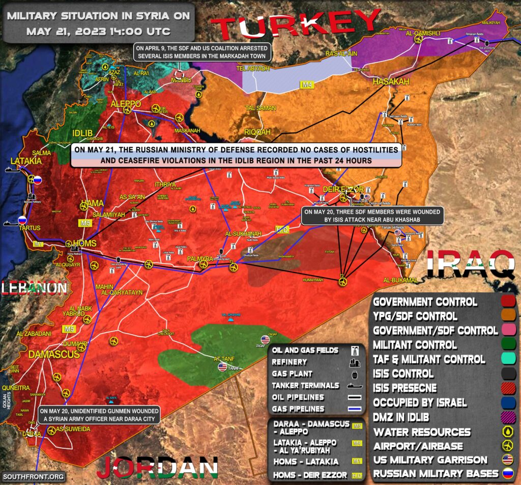 Military Situation In Syria On May 21, 2023 (Map Update)