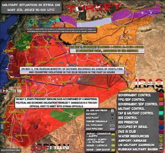 Military Situation In Syria On May 3, 2023 (Map Update)