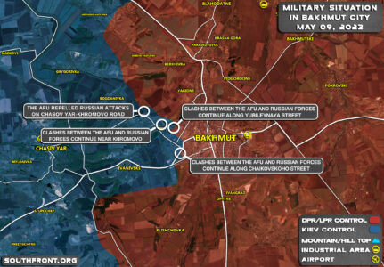 Military Situation In Bakhmut On May 9, 2023 (Map Update)