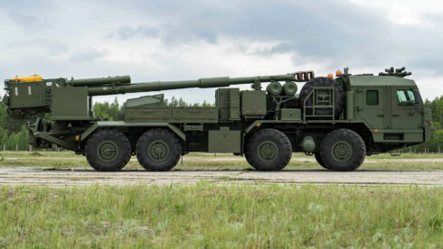 First Russian Malva Self-Propelled Artillery System Spotted In Ukraine