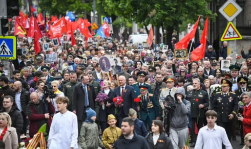 Sandu Lost Battle With Moldovans On Victory Day (Video)