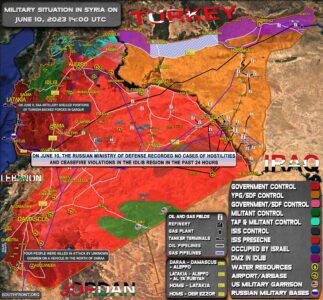 Military Situation In Syria On June 10, 2023 (Map Update)