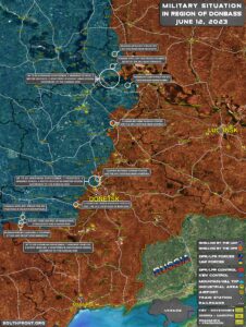 Military Situation In Donbass On June 12, 2023 (Map Update)