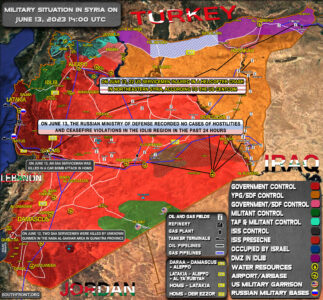 Military Situation In Syria On June 13, 2023 (Map Update)