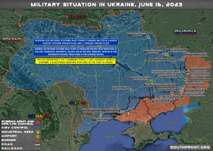 Military Situation In Ukraine On June 15, 2023 (Map Update)