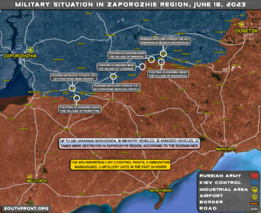 Ukrainian Counter Offensive On June 19, 2023: Ukrainian Forces Declare Victories In Piatykhatky (18+)