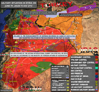 Military Situation In Syria On June 19, 2023 (Map Update)