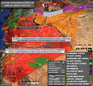 Military Situation In Syria On June 21, 2023 (Map Update)