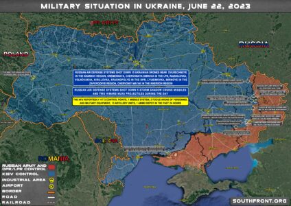 Military Situation In Ukraine On June 22, 2023 (Map Update)