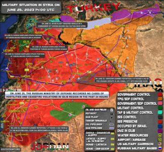 Military Situation In Syria On June 25, 2023 (Map Update)