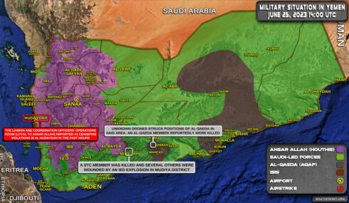 Military Situation In Yemen On June 25, 2023 (Map Update)