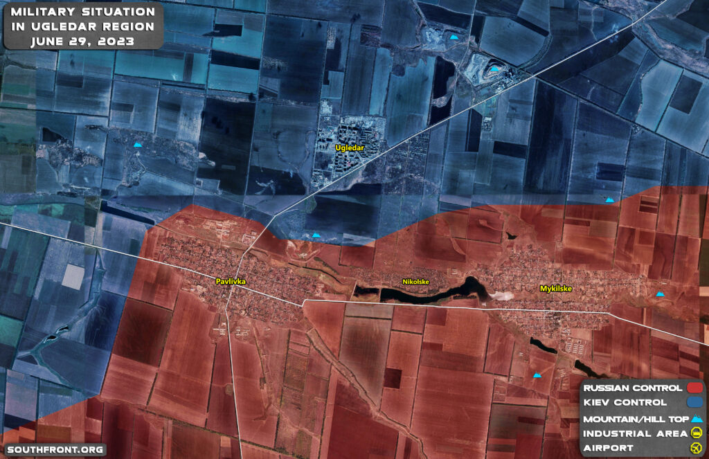 Military Situation In Ugledar Region On June 29, 2023 (Map Update)